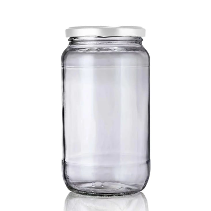 Lot De 6 Bocaux En Verre Rond 1062 Ml Avec Livret De Recettes