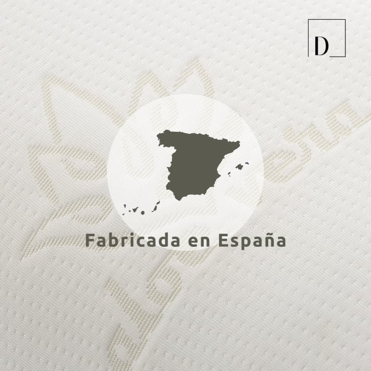 Pack 2 almohadas viscoelastica copos funda aloe vera blanco 75cm Aloe vera Maisons du Monde