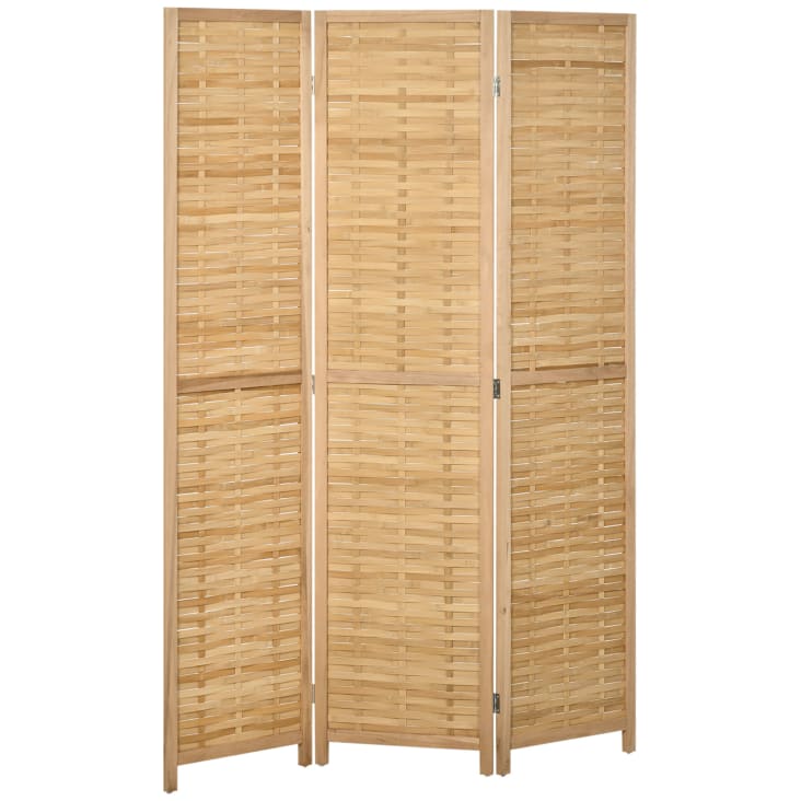 Paravent Bambus Naturholz Maisons du Monde