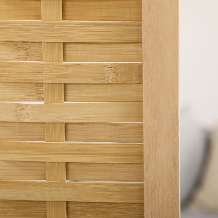 Paravent Bambus Naturholz Maisons du Monde