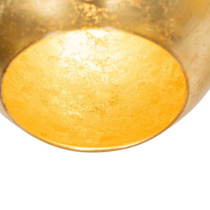 Suspension en verre doré/laiton-Bert cropped-4