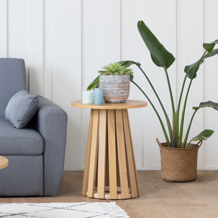 Table d'appoint ronde style scandinave 45cm Liv | Maisons du Monde
