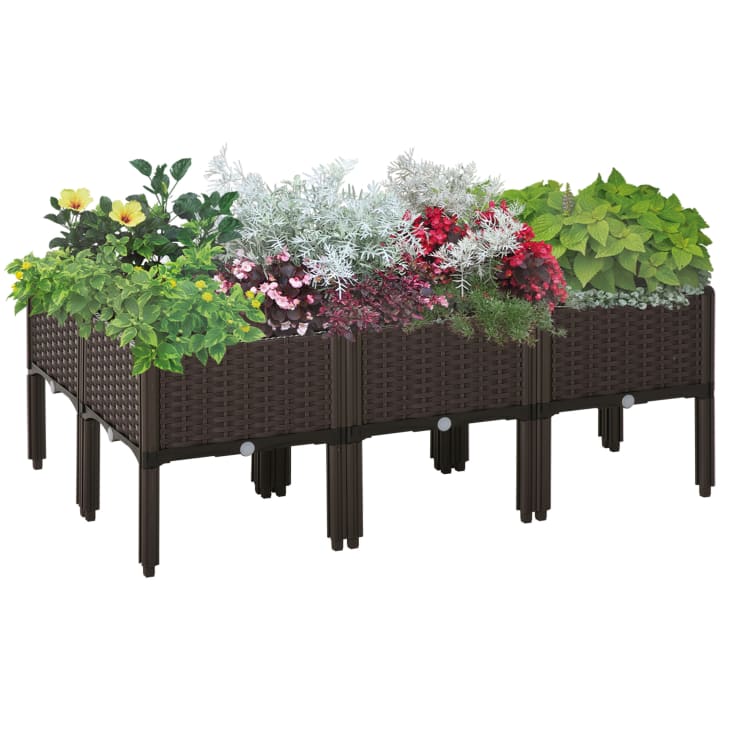 Hochbeet KunststoffKunststoff Braun Maisons du Monde