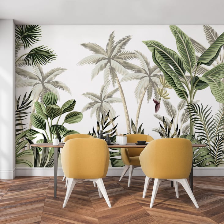 Papier peint panoramique motif jungle 364x270cm | Maisons du Monde