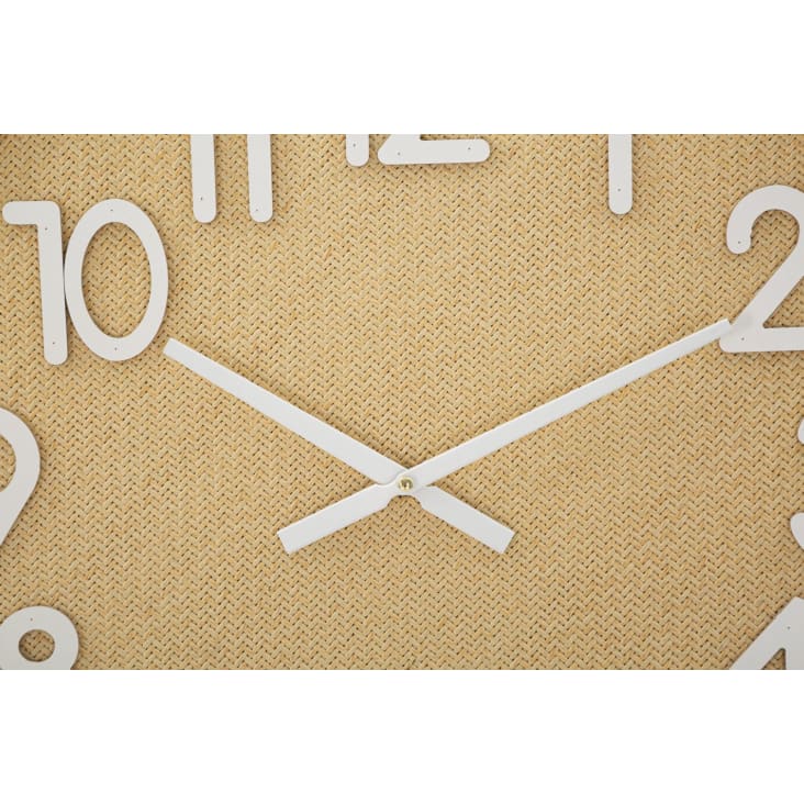 Orologio rotondo da parete in legno marrone O cm 60x4 5 Boho Maisons du Monde