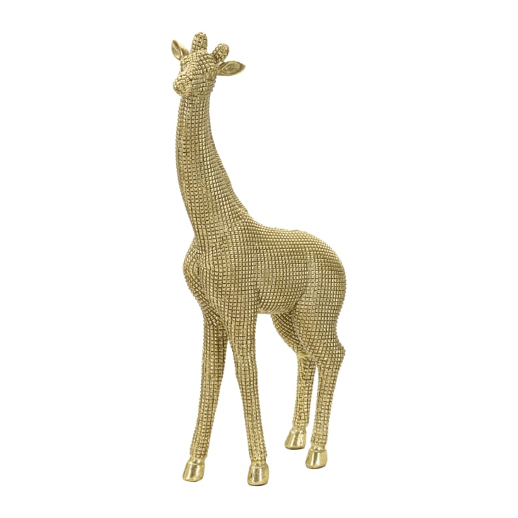 Grande Statue Girafe En Résine Multicolore - Hauteur 100 Cm - Décoration D'intérieur