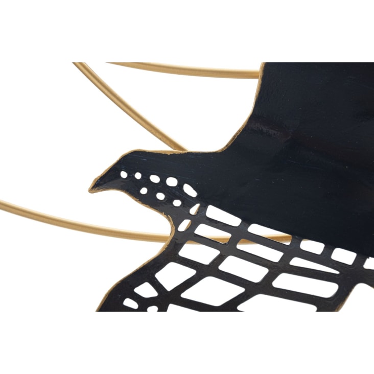 Decorazione Murale Metallo Round Con Colibr&igrave; - Arte Da Esterno/Interno Per Giardino, Casa