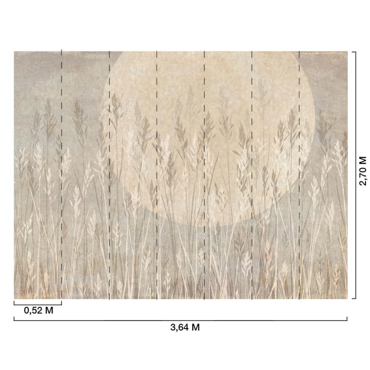 Papier peint motifs lune et blés 364x270cm cropped-2