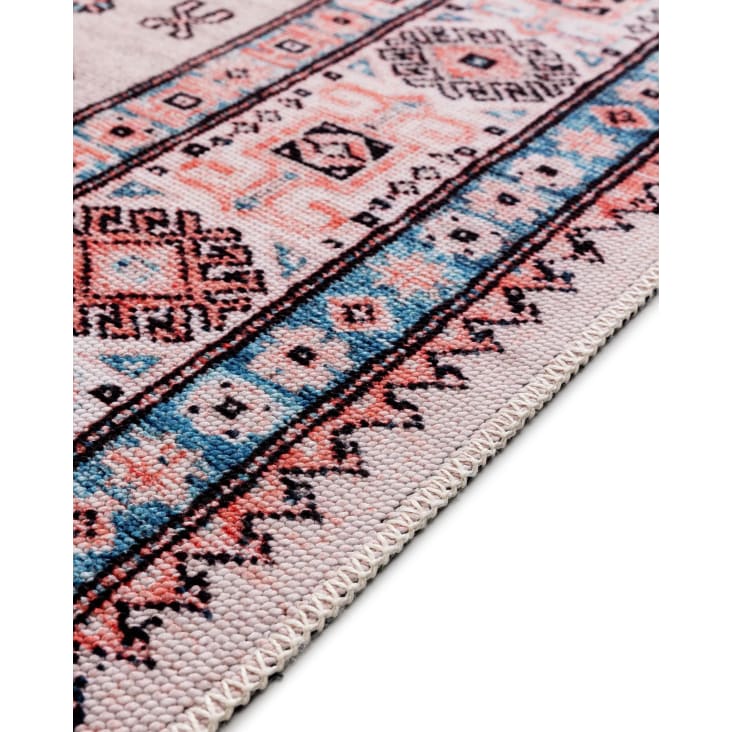 Tapis Salon Moderne 140x200 Cm 1A2T - Motif Géométrique Multicolore - Polypropylène Ras, Antidérapant - 10