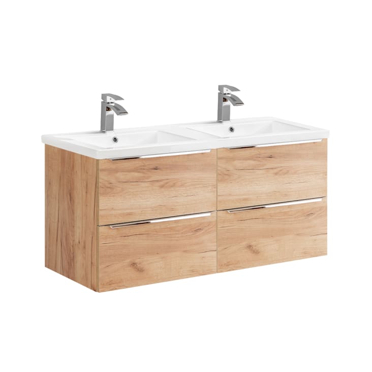 Mobile Toilette Lavabo Per Casa Delle Bambole Scala 1:12 - Arredo Bagno Moderno In Legno Nero E Bianco Di Melody Jane