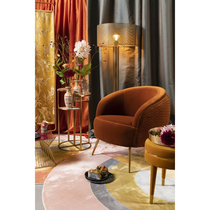 Maison Du Monde Poltrona Vintage Design Velluto Poltrona Vintage