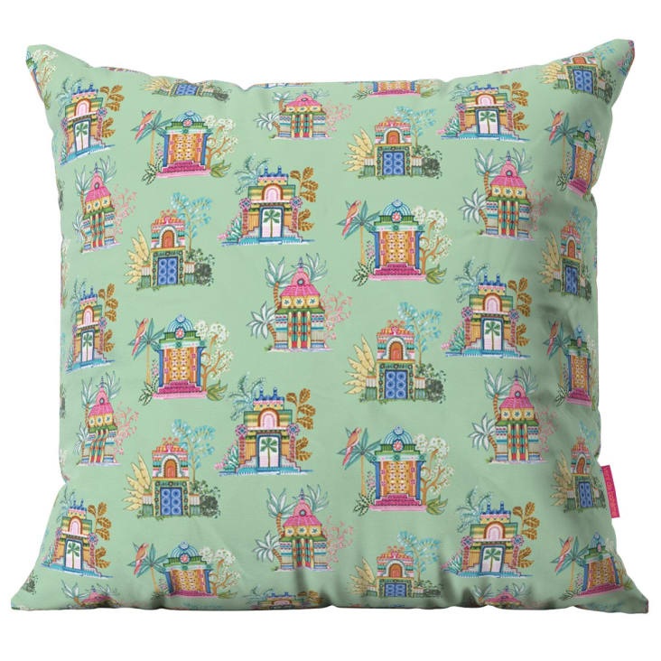 Kissen Mit Paillettenbezug Türkis - Los Angeles Strand Design 40x40cm