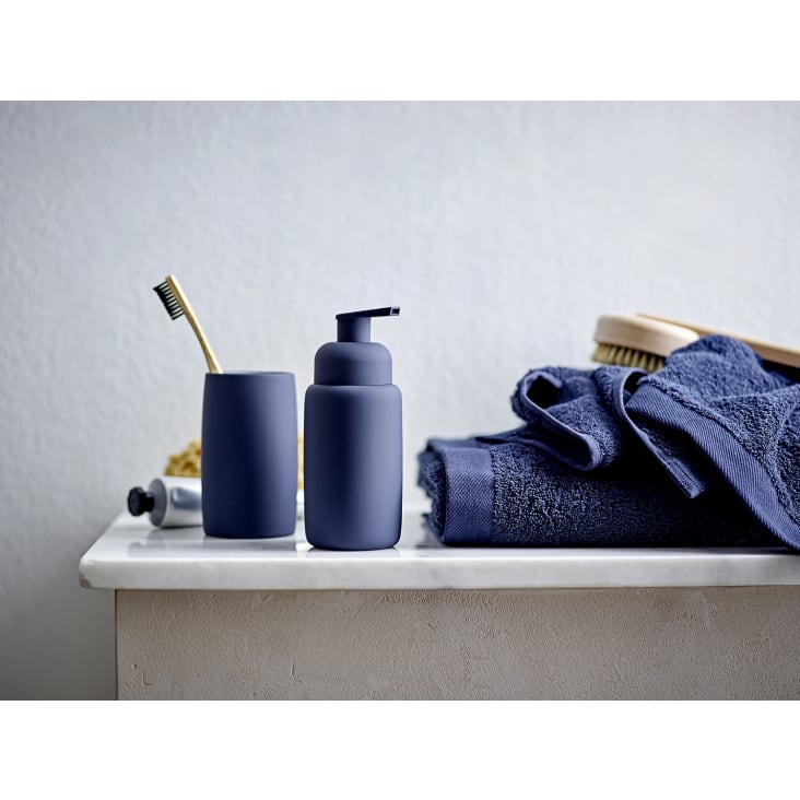 Ensemble Distributeur De Savon Et Gobelet Sealskin Doppio - Porcelaine Élégante | Salle De Bain Design