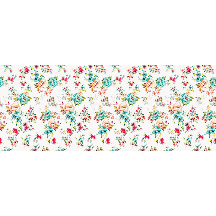 Coussin D'extérieur HOCK Eliza-Bouquet - 40x40x5 Cm - Jaune Motif Floral - Imperméable Et Résistant Aux UV