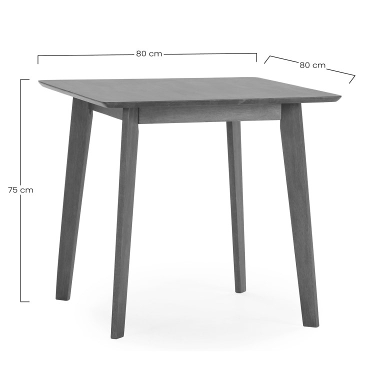 Set Tavolo E 4 Sedie NMK HOME - Tavolo Rotondo Ø80 Cm, Sedie In Ecopelle E Legno Faggio - Foto 5