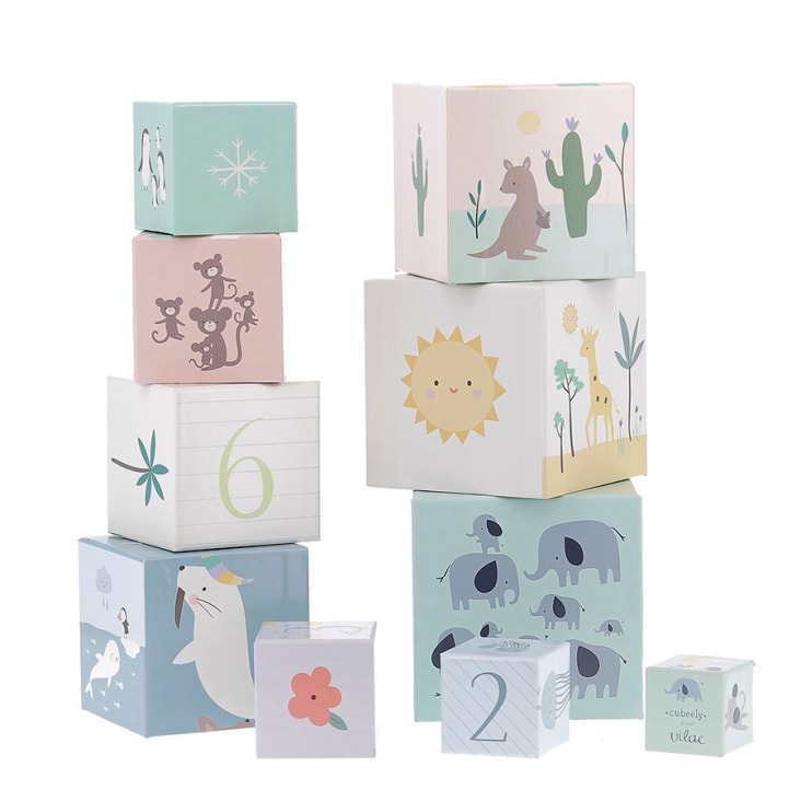 Lot De 3 Présentoirs En Acrylique Cubes Gigognes - Tailles Assorties, Transparents, Pour Buffet Ou Décoration - 11