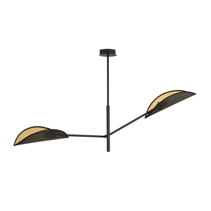 Lampada A Sospensione Lampada A Sospensione Lampada A Sospensione Lampada Da Sala Da Pranzo Paralume In Metallo Nero Vetro Trasparente 1x Attacco E27 Dxh 18x110 Cm Set Da 2 81473396
