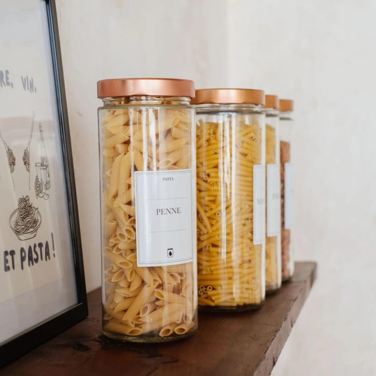 Mumisuto Lot De 4 Bocaux En Verre Avec Couvercle, 450ml Couvercle