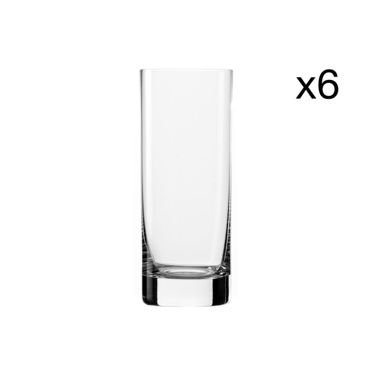 Lot De 6 Verres Tube En Verre épais – 31 Cl, Passe Lave-vaisselle, Idéal Bière Et Boissons