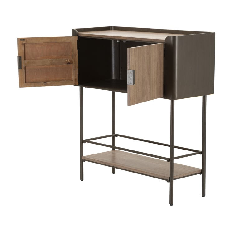 mDesign Moderno scaffale da parete – Piccola mensola da muro in legno