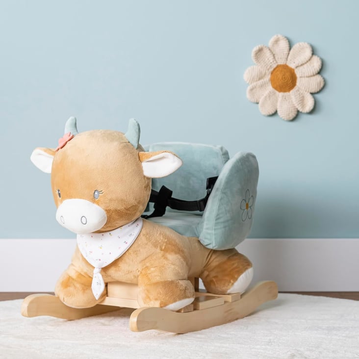 Vache a bascule en bois new arrivals