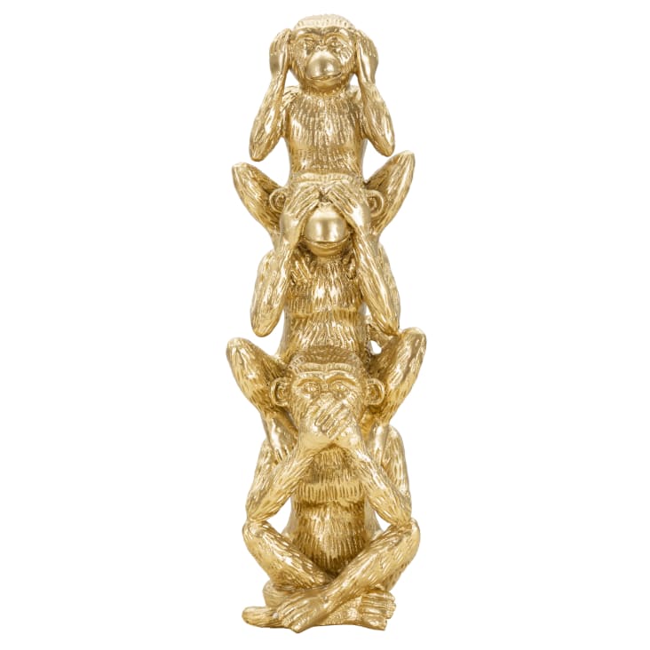Statue de singe en résine ornements de jardin cadeau de décoration pour