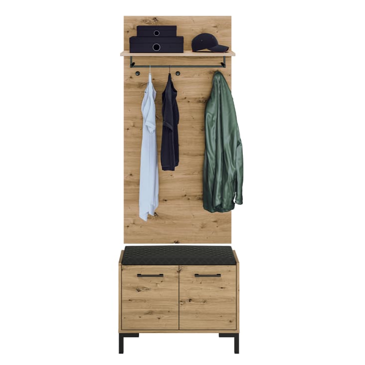 Mueble perchero con puertas outlet