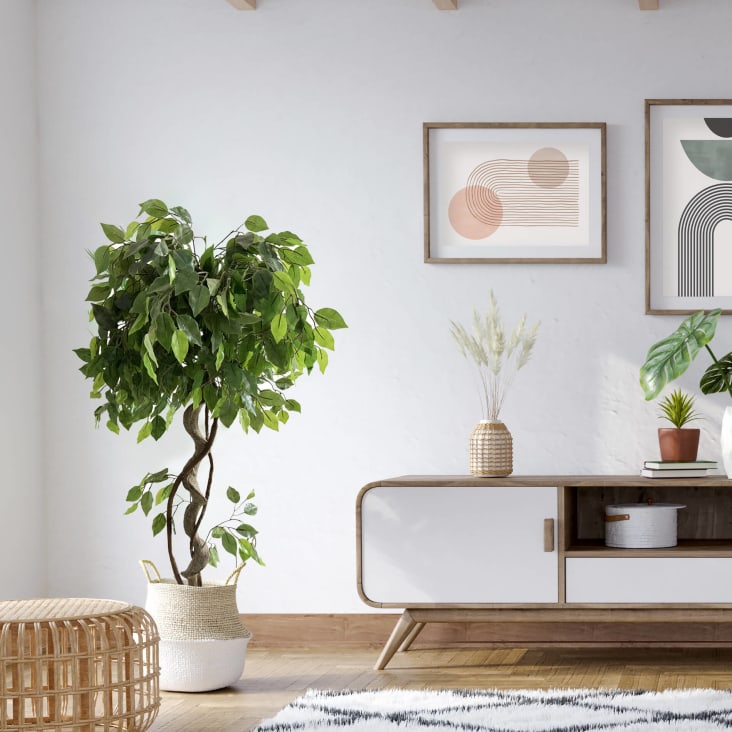 Fico Ficus Benjamin Albero Artificiale 180cm Decovego