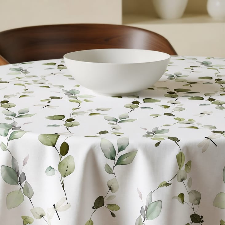 Mantel Mesa Cuadrada ANRO Mantel De Tela Textil Lavable, Mantel De