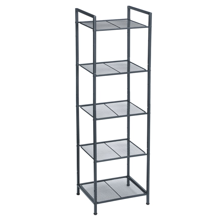 Étagère De Rangement SONGMICS 5 Niveaux - 50x180x30cm - Capacité 5kg Par Niveau - Noir