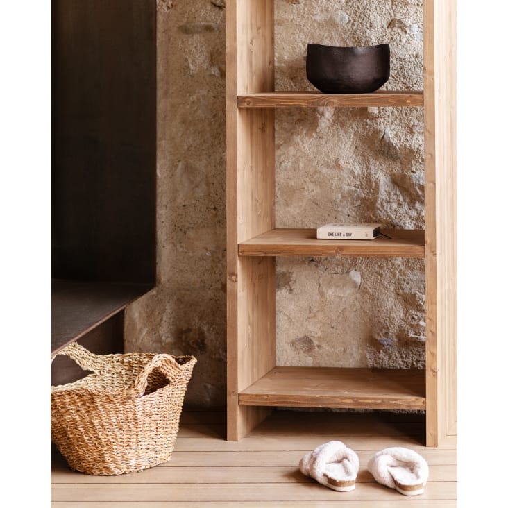 struttura in legno di rovere scuro