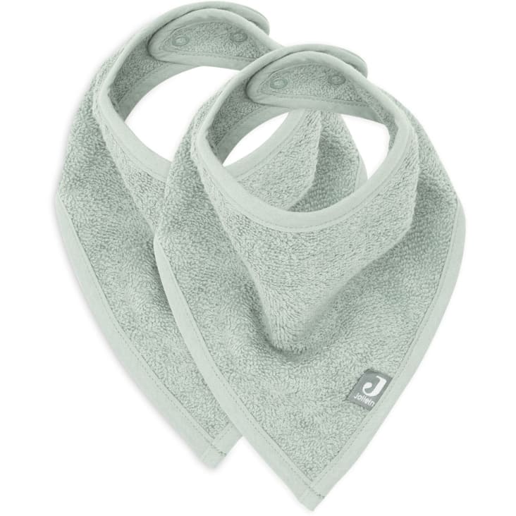 Lot De 2 Bavoirs Bandana Noukie's – Éponge Douce Bébé 0-3 Mois, Ultra Absorbant Et Trop Mignon