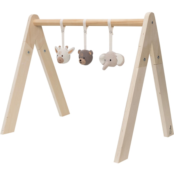 Tapis D'éveil 3D Fehn Sleeping Forest - 80x105cm, 5 Jouets Amovibles, Pour Bébé Dès La Naissance