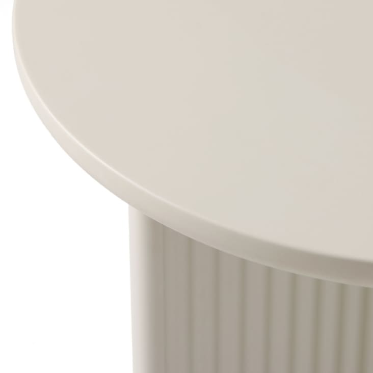 Table d'appoint ronde en bois ø50cm - Grège Jura | Maisons du Monde