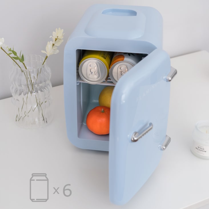 VIYSPNV Mini Frigo 4L Portatile - Raffreddamento E Riscaldamento, Per Cosmetici E Cibo, Auto/Casa 220V/12V - Foto 3