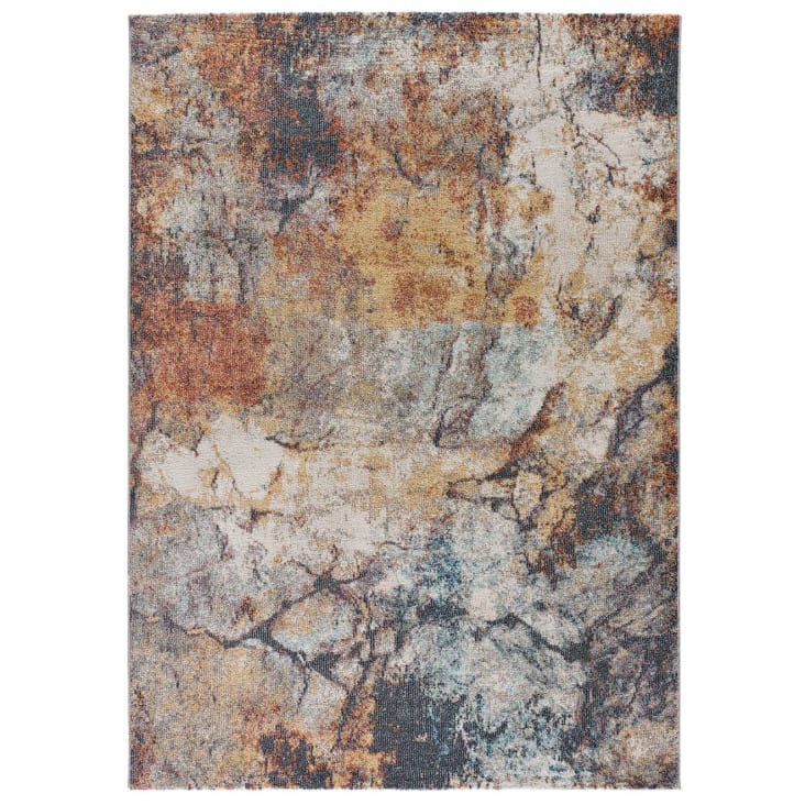 Tapis abstrait à poils courts multicolore 160x230 cm Parma Maisons