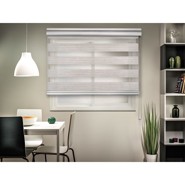 Tenda A Rullo Bran Jacquard - 110x250 Cm, Tessuto Tabacco, Con Catenella