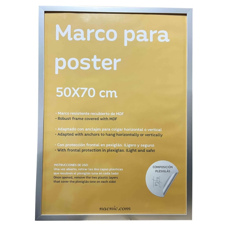 Marco De Madera Estilo Hades Brio Para Fotos | Varios Tamaños Desde 10x15 Cm Hasta 50x70 Cm | Para Decorar Cualquier Habitación