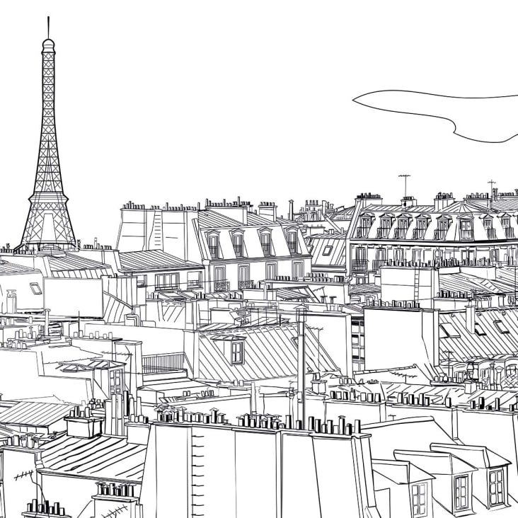 ABAKUHAUS Torre Eiffel Tovaglia, Famoso Francese, Rettangolare per Sala