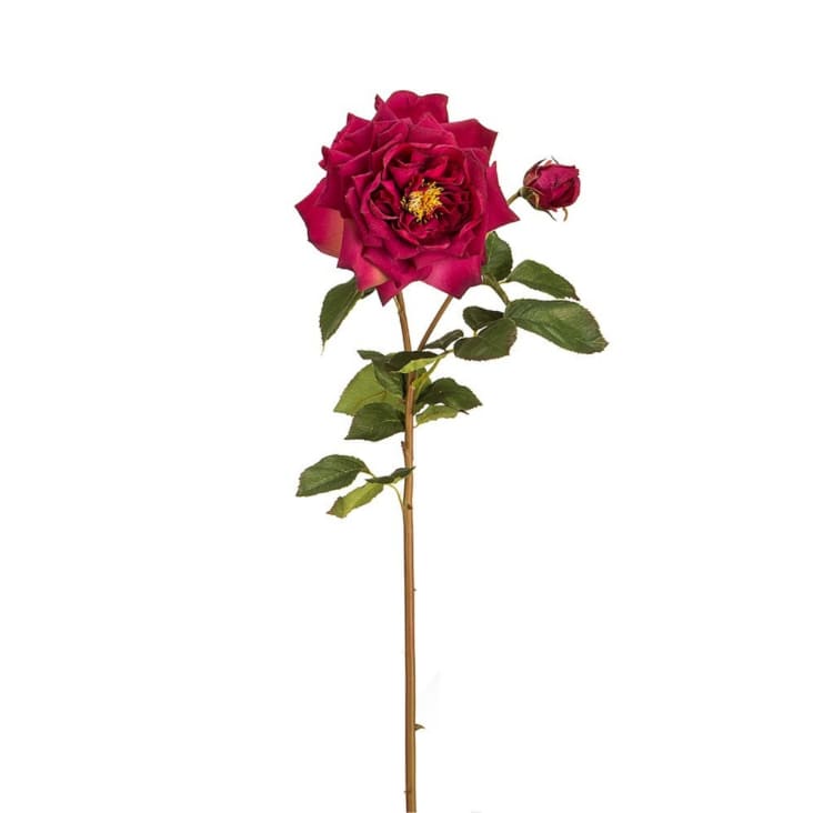 1 pezzo Pianta di rosa artificiale in vaso, decorazione per la