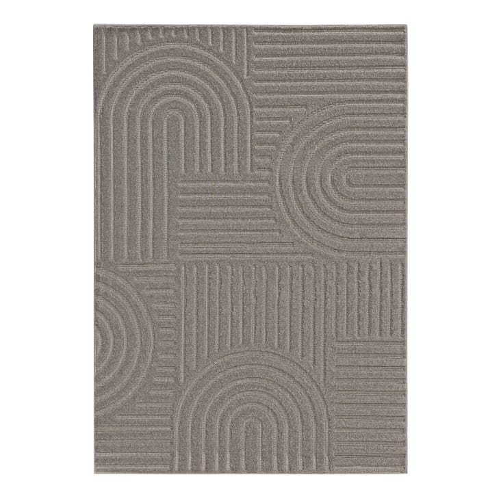 Tapis gris clair 300x400 Leo | Maisons du Monde