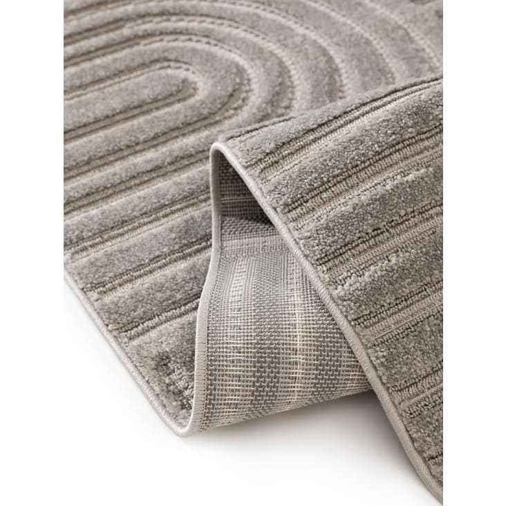 Tapis gris clair 300x400 Leo | Maisons du Monde