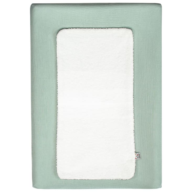 Housses De Matelas à Langer - Lot De 2 - Taille Standard (82x41 Cm) - Coton Doux - Élastique 360° - Abricot Rose - 5