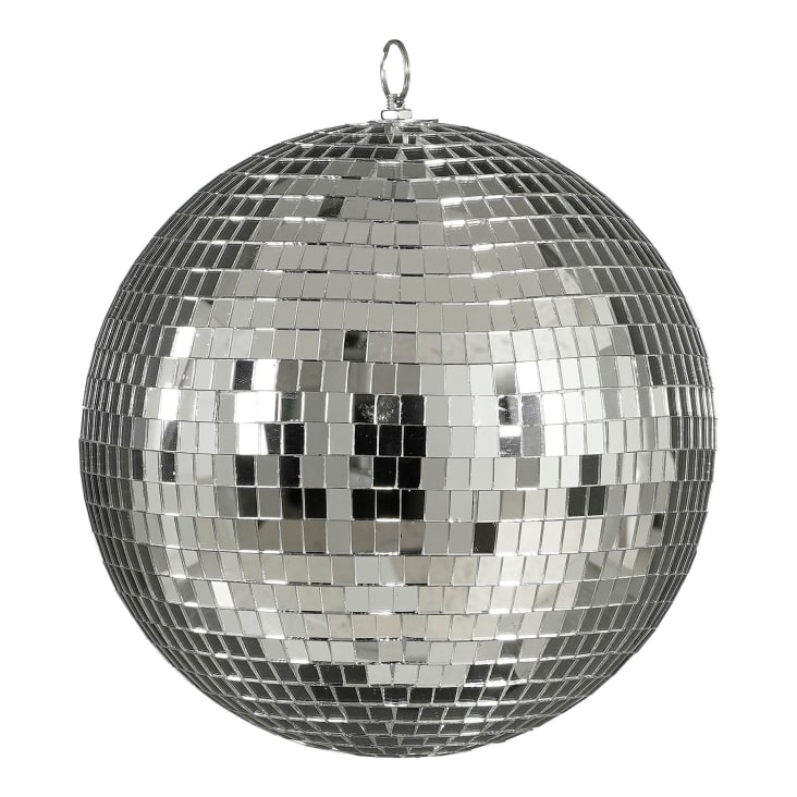 Palla Da Discoteca Relaxdays - &Oslash; 30cm, Argento, Per Feste E Decorazione, Da Appendere