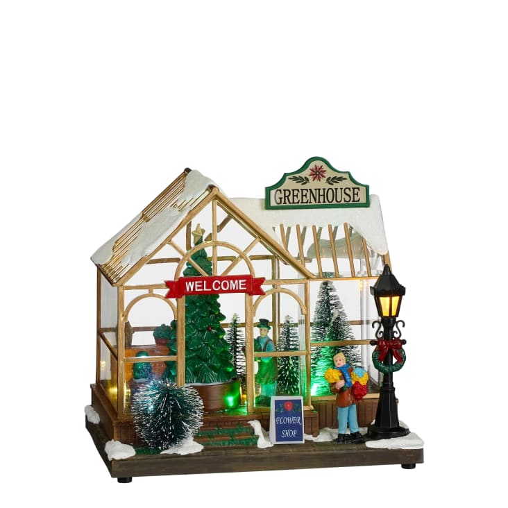 Village de noël miniature serre d