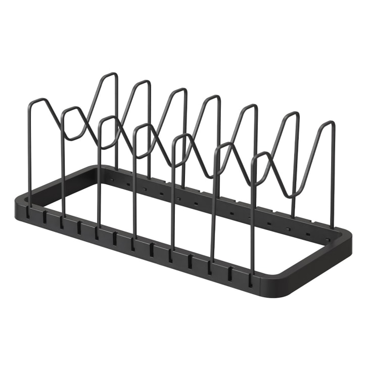 Organizzatore Pentole Regolabile Per Cucina - Porta Pentole E Coperchi, In Acciaio, Bianco O Nero - Foto 9