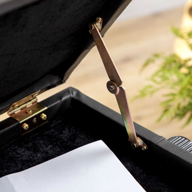 Sgabello Per Pianoforte HOMCOM - Altezza Regolabile 45-55cm, In Legno E Pelle PU, Supporto 200kg - Foto 4