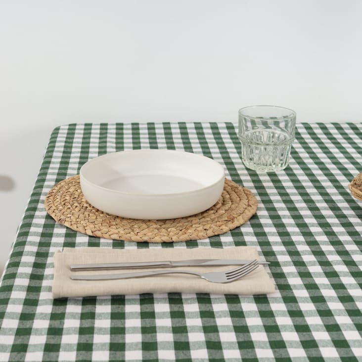 Tovaglia Quadri Vichy LAN&amp;LAN - Lavabile, Per Interni Ed Esterni, 140x180cm Blu