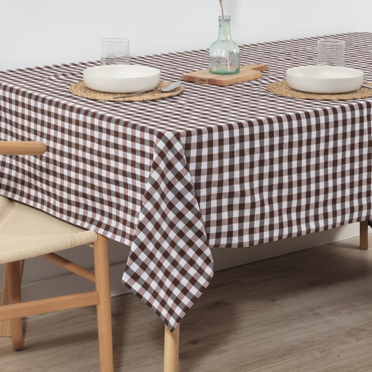 Tovaglia Quadri Vichy LAN&LAN - Lavabile, Per Interni Ed Esterni, 140x180cm Blu - Foto 9