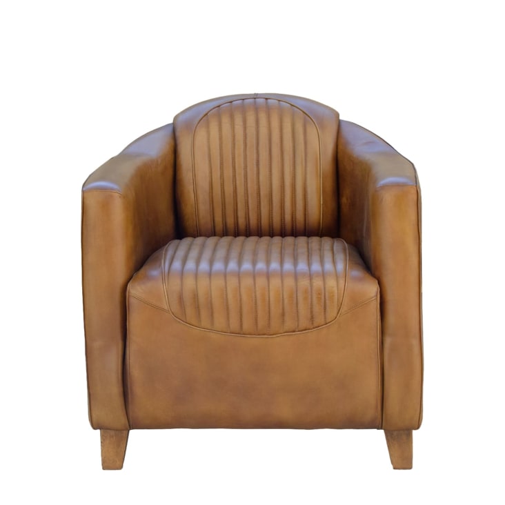 Canapé cuir marron modèle BOSTON – Grand confort & élégance - Ameublement